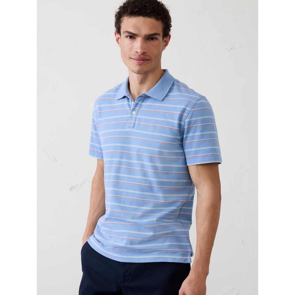 NWT Banana Republic Standard-Fit Pique Polo